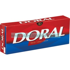 Doral Red 100's cigarettes
